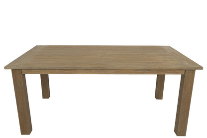 Coastal Teak Timeless Elegance Outdoor Dining Table