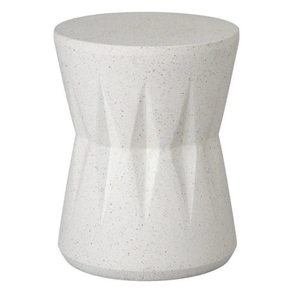 Valor 18 in. Round Terrazzo Garden Stool