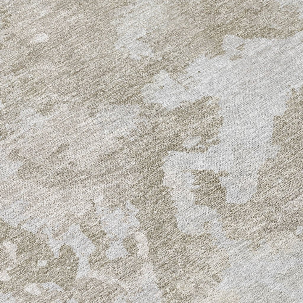 Vantar Brown Washable Indoor - Outdoor Rug - LOOMLAN - LOOMLAN Rugs - Outdoor Rugs