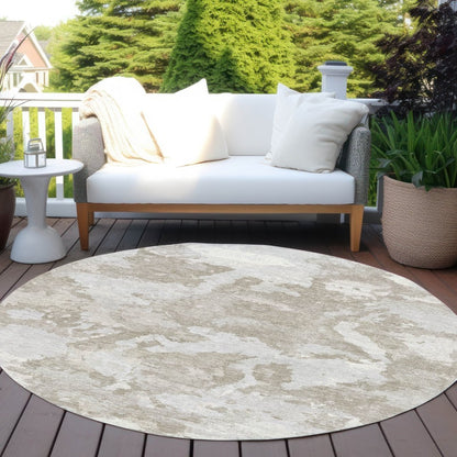 Vantar Brown Washable Indoor - Outdoor Rug - LOOMLAN - LOOMLAN Rugs - Outdoor Rugs