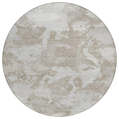 Vantar Brown Washable Indoor-Outdoor Rug