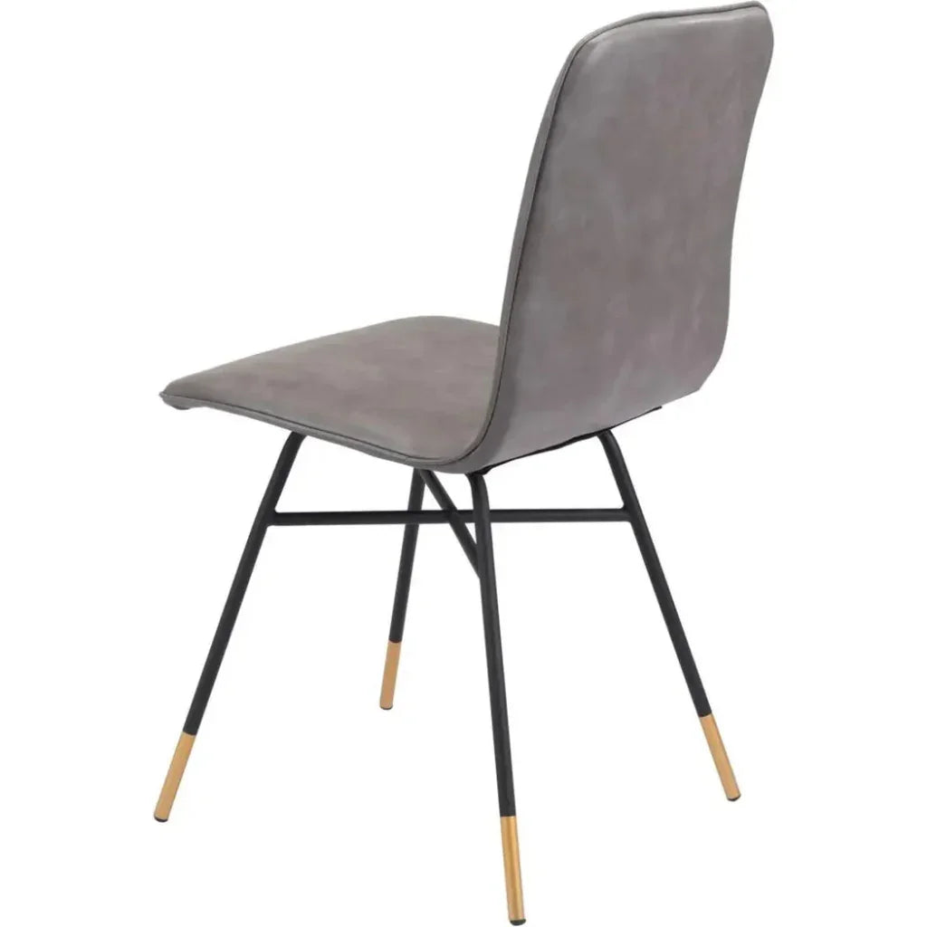 Var Performance Fabric Armless Dining Chair 2PC - LOOMLAN - Zuo Modern - Dining Chairs