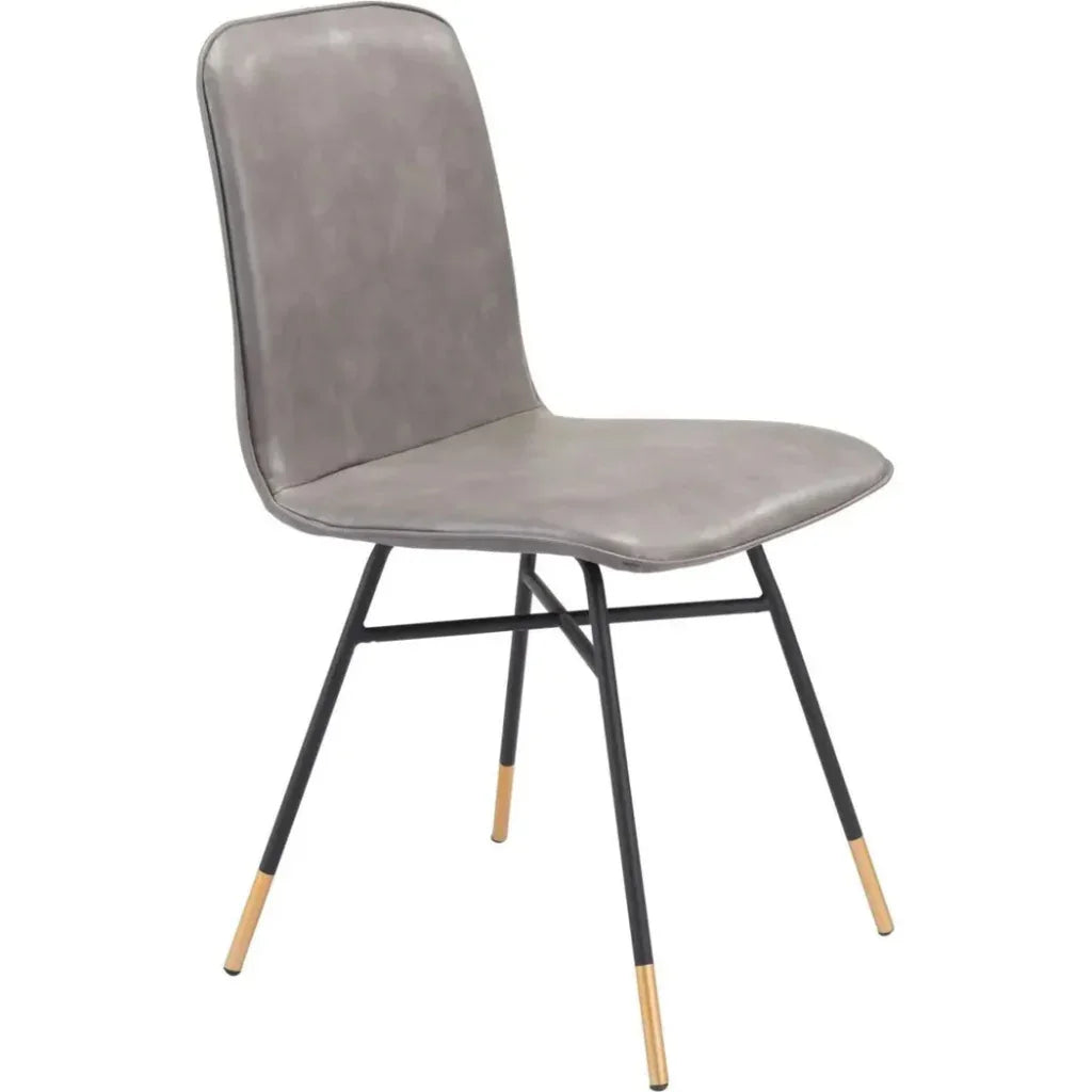 Var Performance Fabric Armless Dining Chair 2PC - LOOMLAN - Zuo Modern - Dining Chairs
