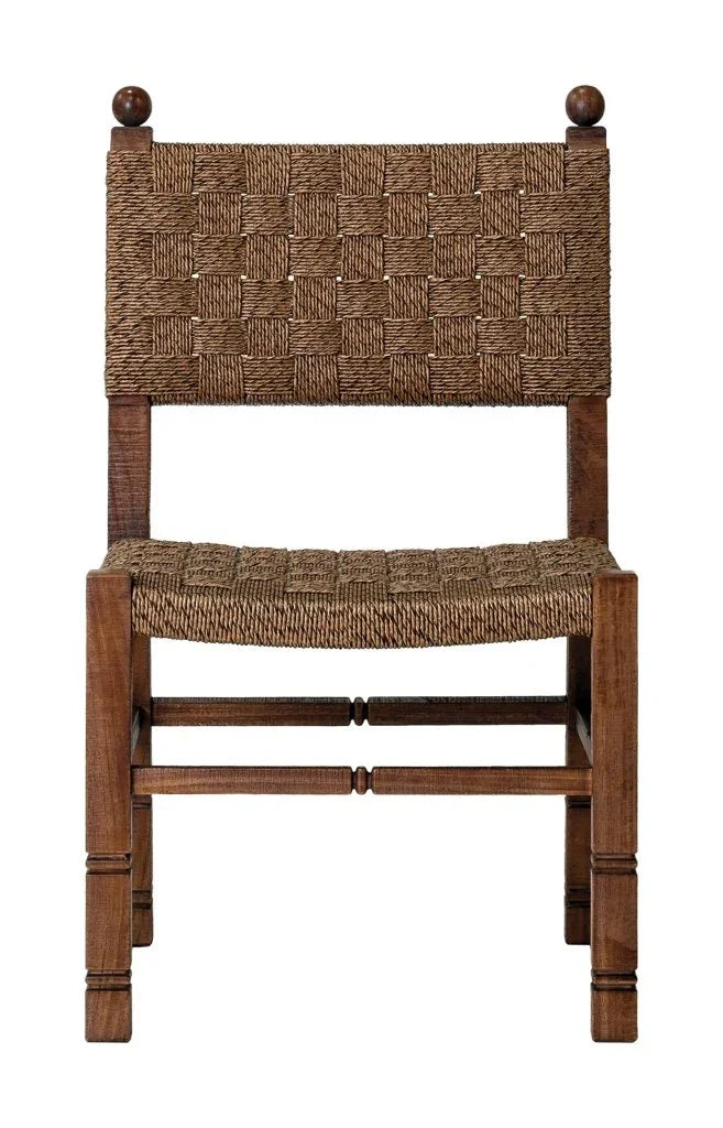 Vaterra Pecan Matte Patio Dining Side Chair (Set Of 2) - LOOMLAN - Seasonal Living - Outdoor Dining Chairs