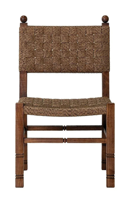 Vaterra Pecan Matte Patio Dining Side Chair (Set Of 2) - LOOMLAN - Seasonal Living - Outdoor Dining Chairs