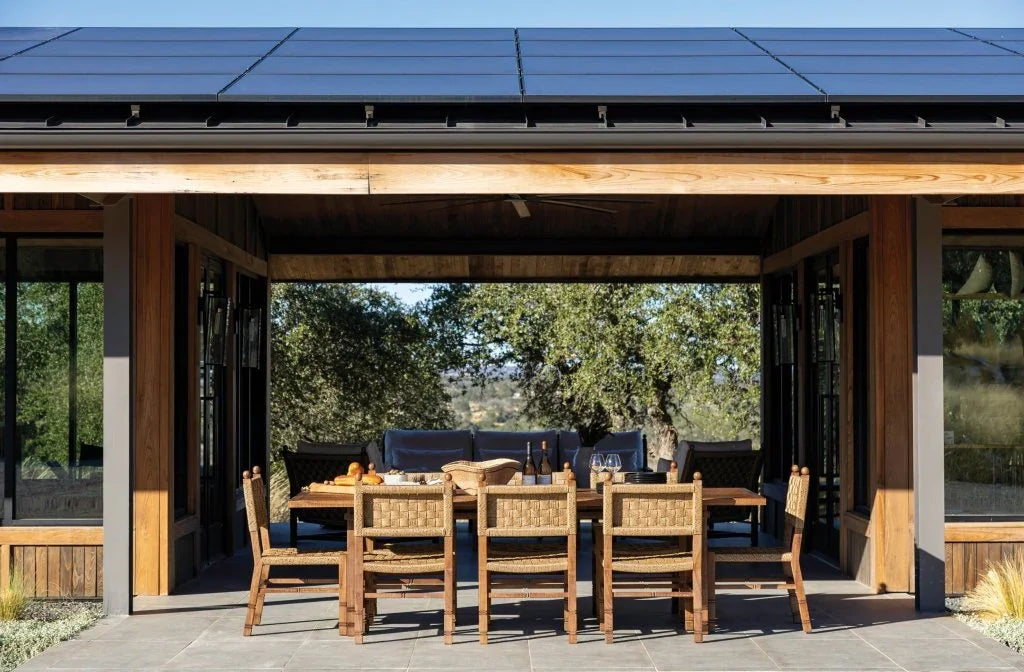 Vaterra Pecan Matte Patio Dining Side Chair (Set Of 2) - LOOMLAN - Seasonal Living - Outdoor Dining Chairs