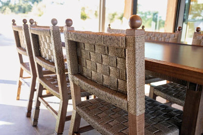 Vaterra Pecan Matte Patio Dining Side Chair (Set Of 2) - LOOMLAN - Seasonal Living - Outdoor Dining Chairs