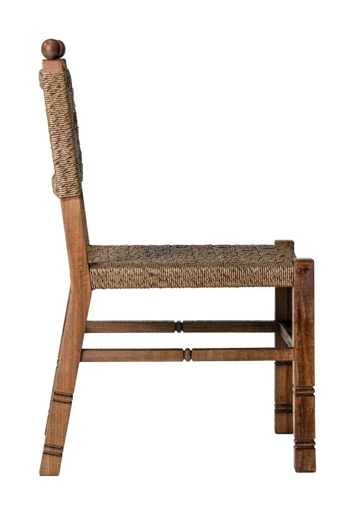 Vaterra Pecan Matte Patio Dining Side Chair (Set Of 2) - LOOMLAN - Seasonal Living - Outdoor Dining Chairs