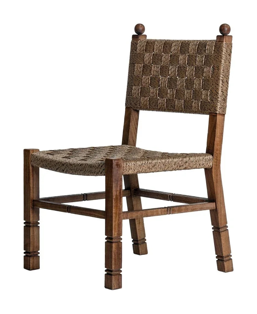 Vaterra Pecan Matte Patio Dining Side Chair (Set Of 2) - LOOMLAN - Seasonal Living - Outdoor Dining Chairs