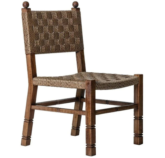 Seasonal Living Vaterra Pecan Matte Patio Dining Side Chair (Set Of 2)