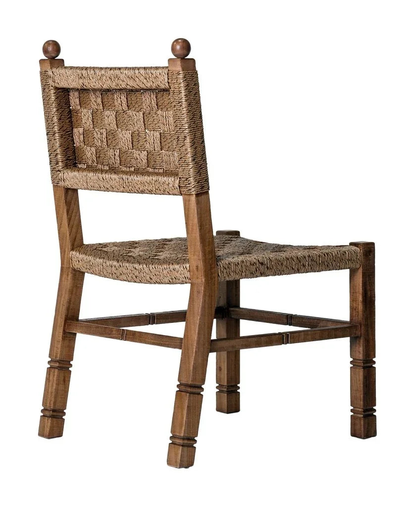 Vaterra Pecan Matte Patio Dining Side Chair (Set Of 2) - LOOMLAN - Seasonal Living - Outdoor Dining Chairs