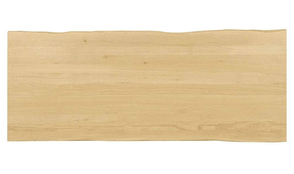 98.5-inch Bent Reclaimed Wood Dining Table