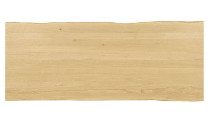 98.5-inch Bent Reclaimed Wood Dining Table