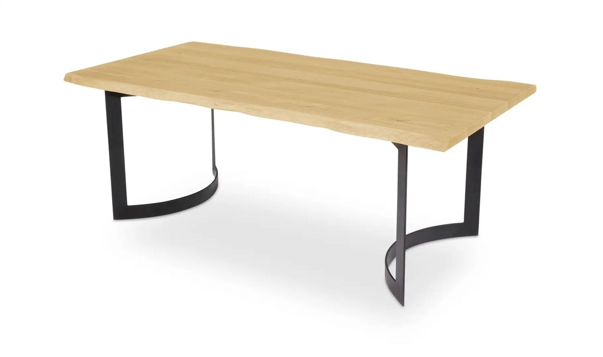 Bent Live Edge Reclaimed Wood Dining Table - view 13