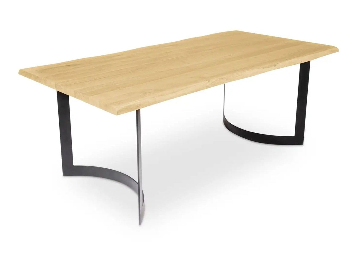 Bent Live Edge Reclaimed Wood Dining Table - view 10