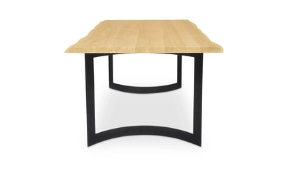 Bent Live Edge Reclaimed Wood Dining Table - view 14