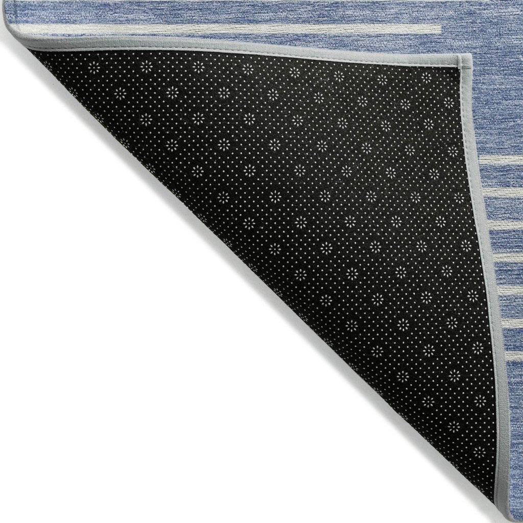 LOOMLAN Rugs Velina Denim Washable Indoor-Outdoor Rug