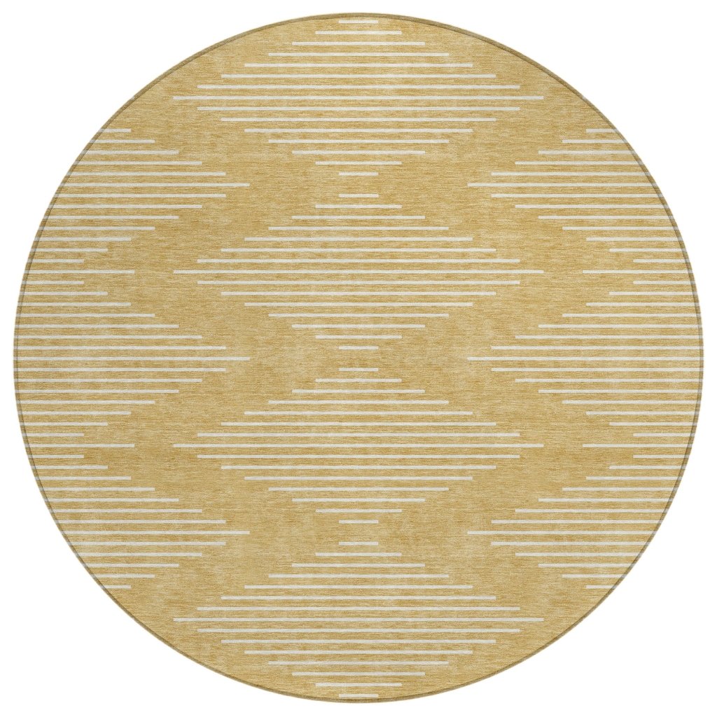 LOOMLAN Rugs Velina Gold Washable Indoor-Outdoor Rug