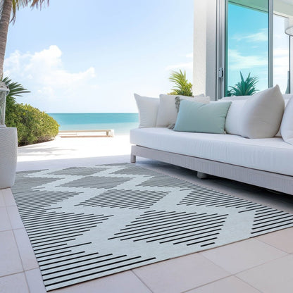 LOOMLAN Rugs Velina Ivory Washable Indoor-Outdoor Rug