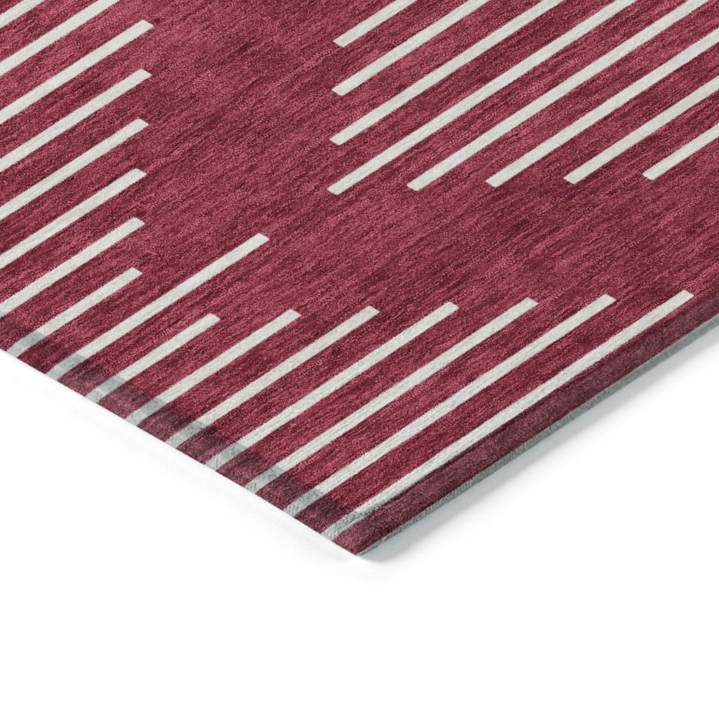 Velina Red Washable Indoor - Outdoor Rug - LOOMLAN - LOOMLAN Rugs - Outdoor Rugs