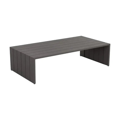 Verin Aluminum Outdoor Rectangular Coffee Table