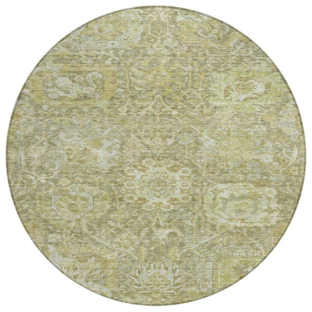 LOOMLAN Rugs Verona Green Washable Indoor-Outdoor Rug