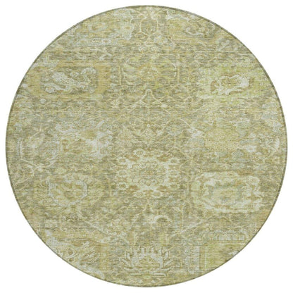 LOOMLAN Rugs Verona Green Washable Indoor-Outdoor Rug