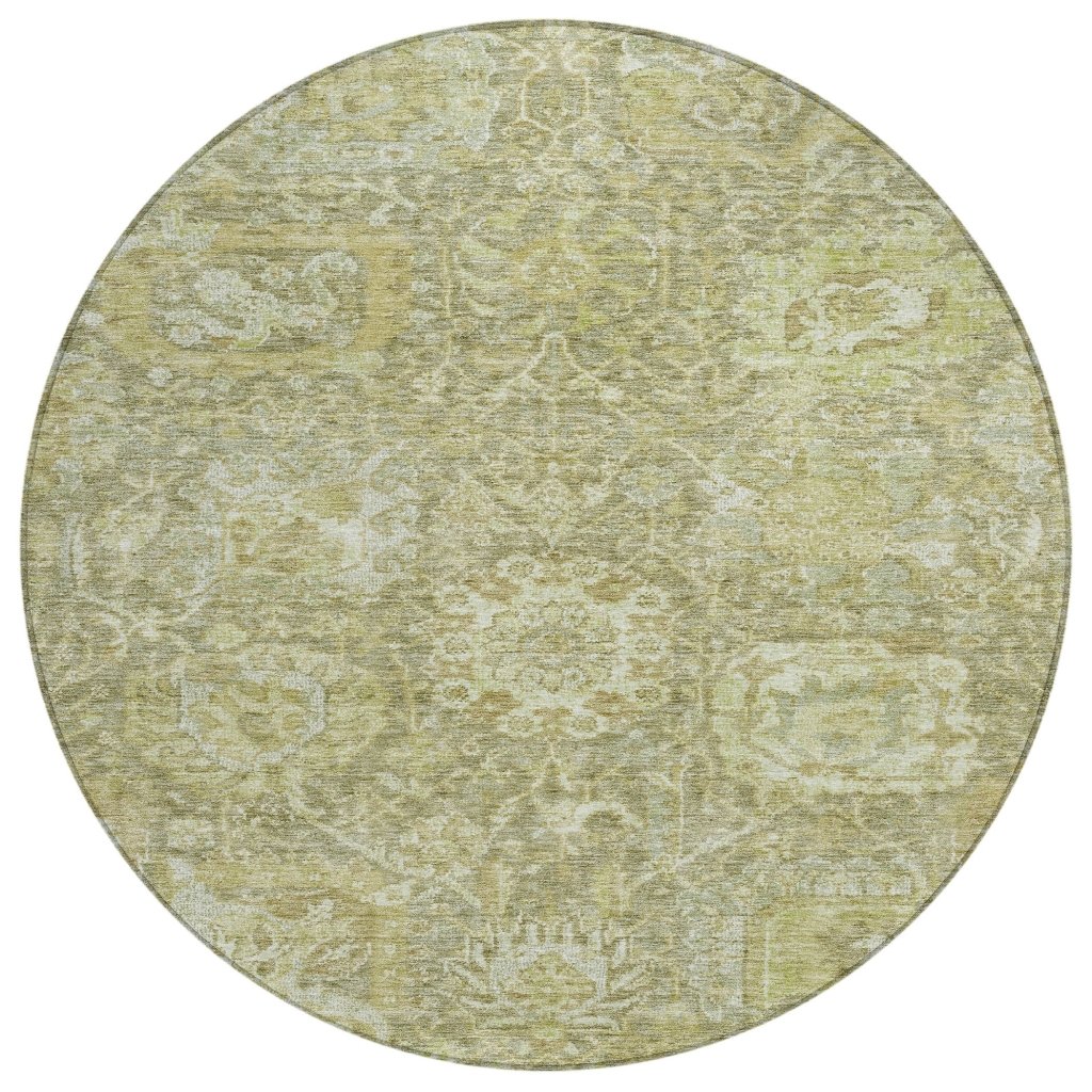 LOOMLAN Rugs Verona Green Washable Indoor-Outdoor Rug