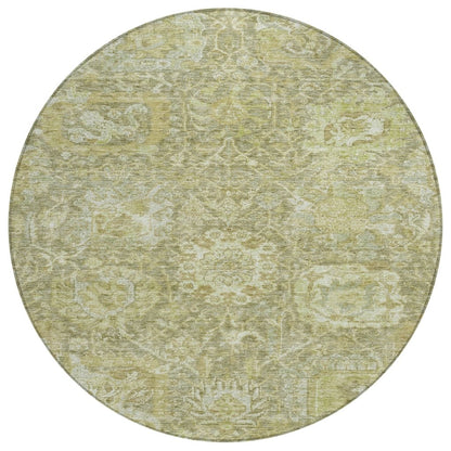 LOOMLAN Rugs Verona Green Washable Indoor-Outdoor Rug