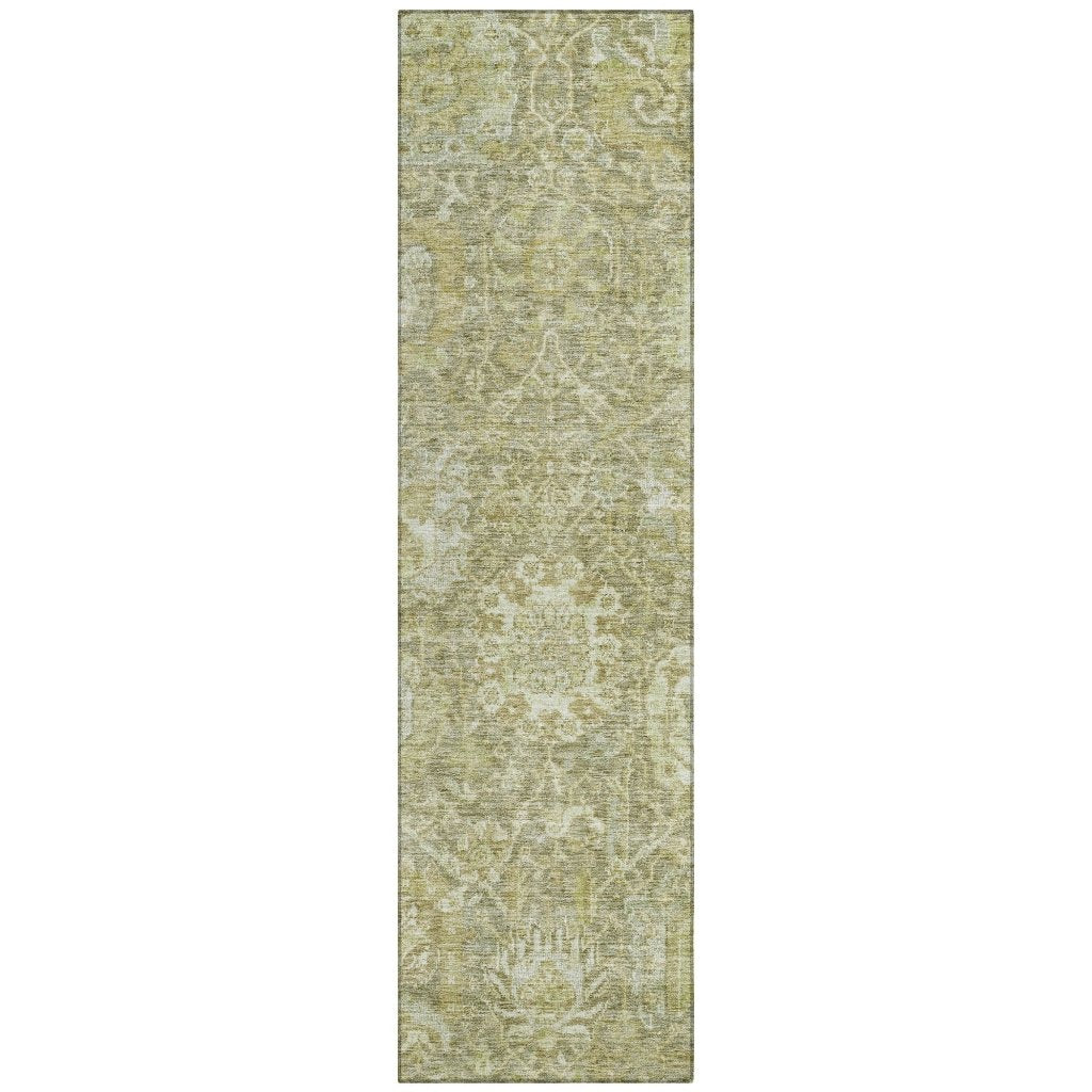LOOMLAN Rugs Verona Green Washable Indoor-Outdoor Rug