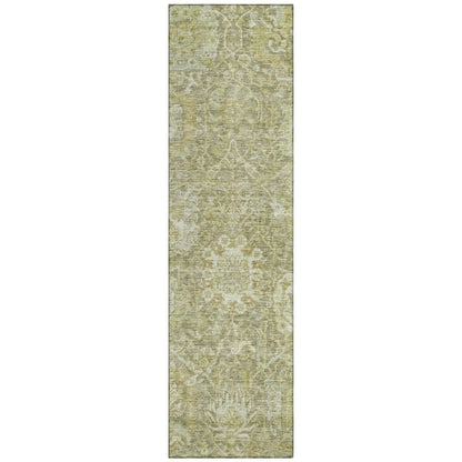 LOOMLAN Rugs Verona Green Washable Indoor-Outdoor Rug