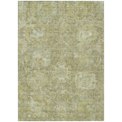 LOOMLAN Rugs Verona Green Washable Indoor-Outdoor Rug