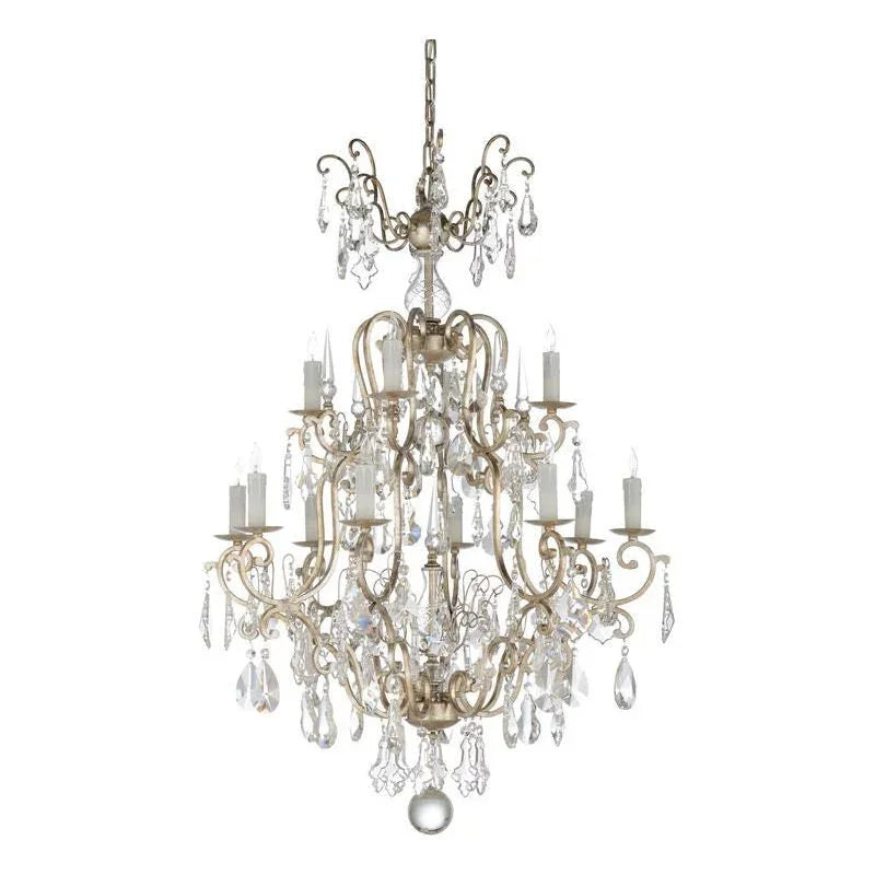 Versailles Silver Crystal Design Chandelier