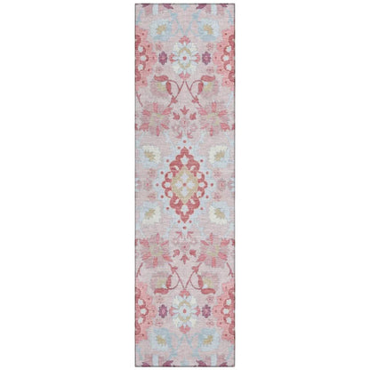 LOOMLAN Rugs Vespera Blush Washable Indoor-Outdoor Rug