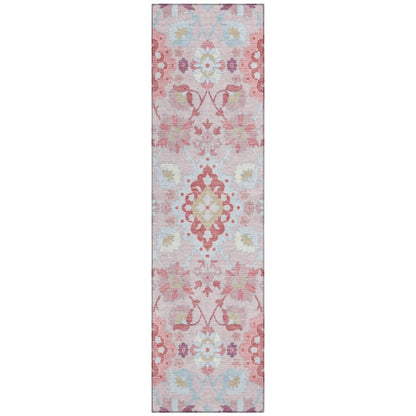 LOOMLAN Rugs Vespera Blush Washable Indoor-Outdoor Rug