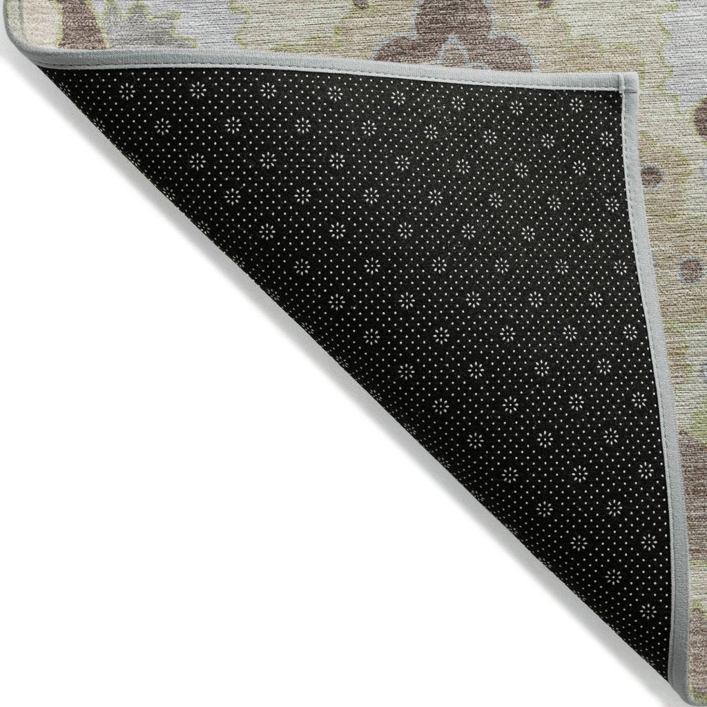 LOOMLAN Rugs Vespera Ivory Washable Indoor-Outdoor Rug