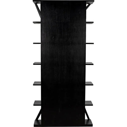 Noir Vetra Teak Wood Bookcase