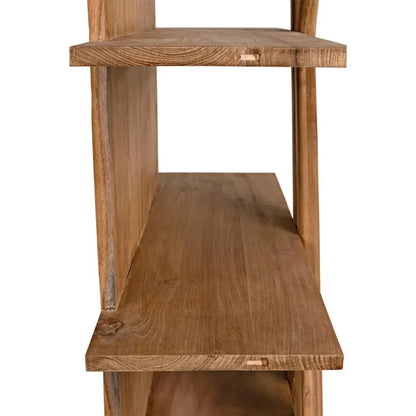 Noir Vetra Teak Wood Bookcase