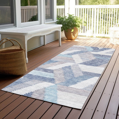 LOOMLAN Rugs Viella Denim Washable Indoor-Outdoor Rug