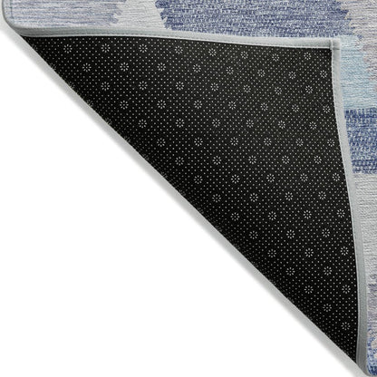 LOOMLAN Rugs Viella Denim Washable Indoor-Outdoor Rug
