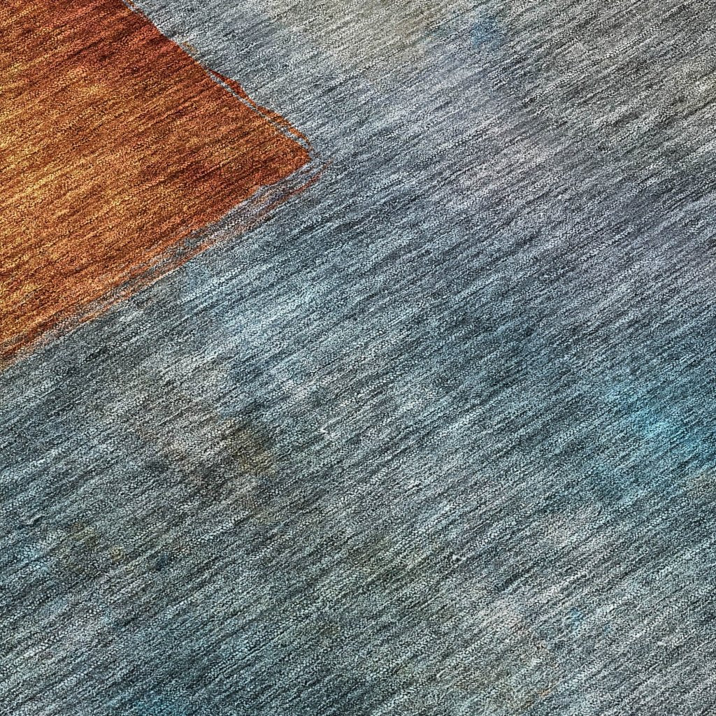 LOOMLAN Rugs Vienna Orange Washable Indoor-Outdoor Rug
