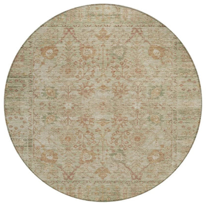 LOOMLAN Rugs Vilnius Beige Washable Indoor-Outdoor Rug