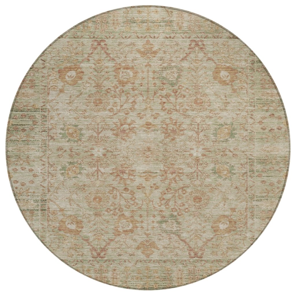 LOOMLAN Rugs Vilnius Beige Washable Indoor-Outdoor Rug