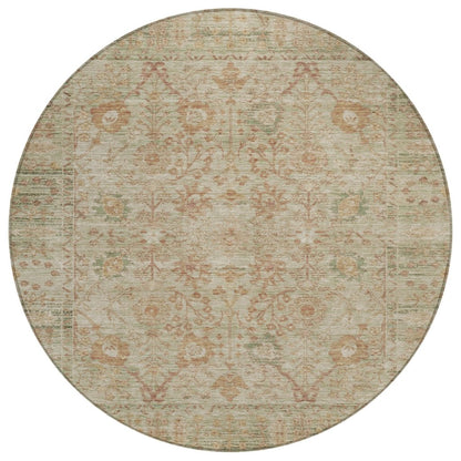 LOOMLAN Rugs Vilnius Beige Washable Indoor-Outdoor Rug