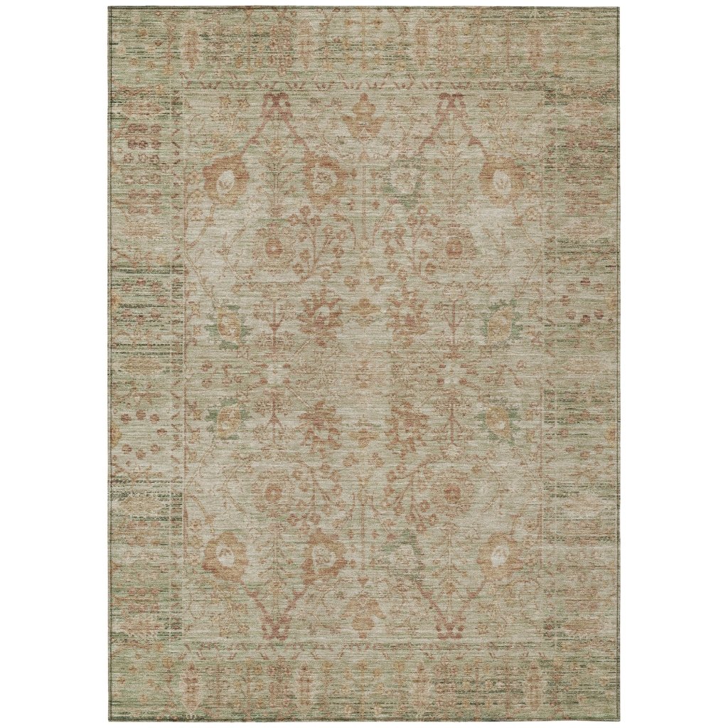 LOOMLAN Rugs Vilnius Beige Washable Indoor-Outdoor Rug