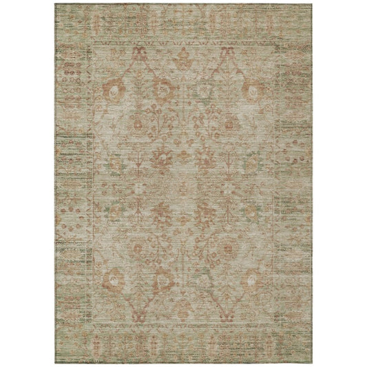 LOOMLAN Rugs Vilnius Beige Washable Indoor-Outdoor Rug