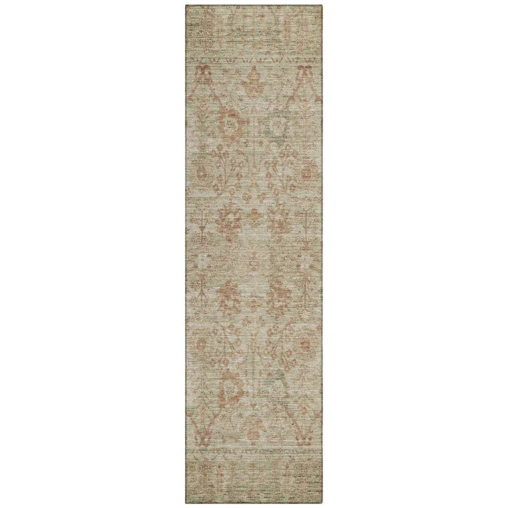 LOOMLAN Rugs Vilnius Beige Washable Indoor-Outdoor Rug