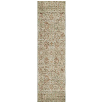 LOOMLAN Rugs Vilnius Beige Washable Indoor-Outdoor Rug