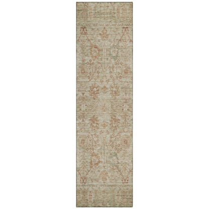 LOOMLAN Rugs Vilnius Beige Washable Indoor-Outdoor Rug