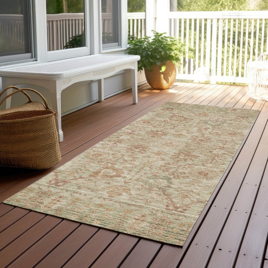 LOOMLAN Rugs Vilnius Beige Washable Indoor-Outdoor Rug